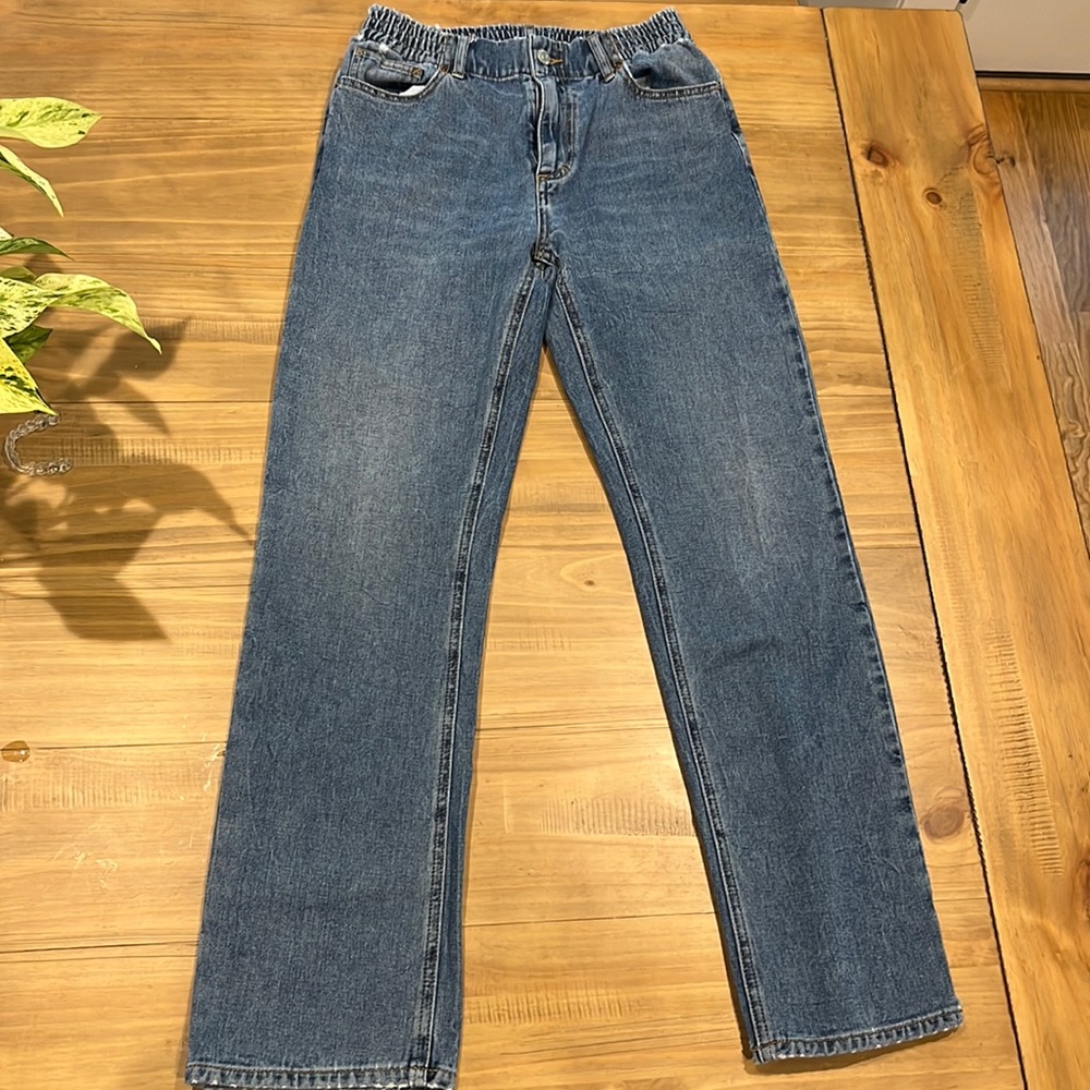 Bdg (urban outfitters) straight leg jeans with elastic waist